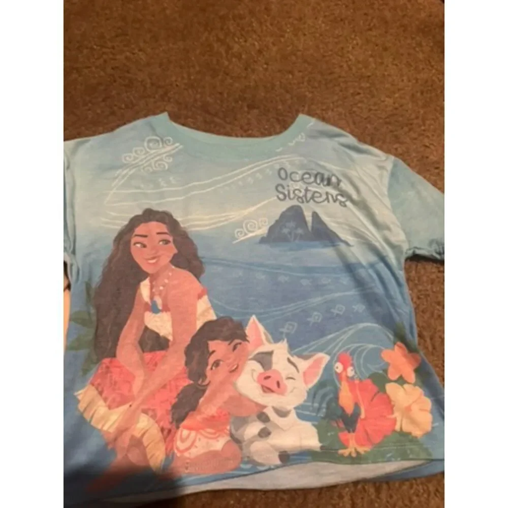 Disney Moana Three Piece Set with Hooded Jacket, Top & Tutu Size 4T